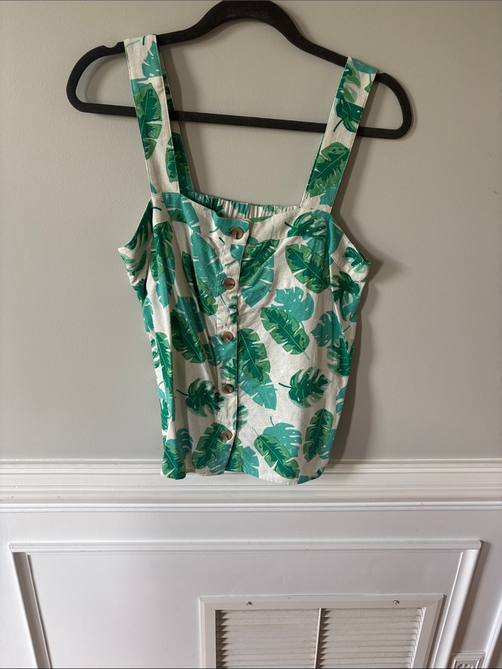 J Crew Factory Linen Blend Tank size small
